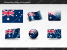 Free Australia Flag PowerPoint Template