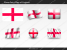Free England Flag PowerPoint Template