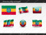 Free Ethiopia Flag PowerPoint Template