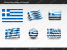 Free Greece Flag PowerPoint Template