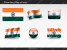Free India Flag PowerPoint Template