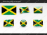 Free Jamaica Flag PowerPoint Template