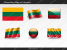 Free Lithuania Flag PowerPoint Template