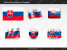 Free Slovakia Flag PowerPoint Template