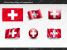 Free Switzerland Flag PowerPoint Template