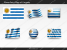Free Uruguay Flag PowerPoint Template