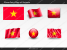 Free Vietnam Flag PowerPoint Template