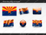 Free Arizona Flag PowerPoint Template