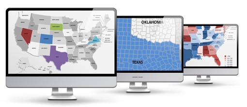 Editable US Maps for PowerPoint Offer
